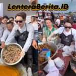 Dr Richard Lee Masak 300 kg Rendang di Palembang, Masyarakat Tertib Antre