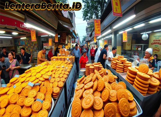 Geliat Penjualan Kue Kering di Bogor Jelang Lebaran