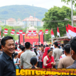 Wapres Gibran ikut meriahkan lomba HUT Ke-80 RI di Cipinang Melayu