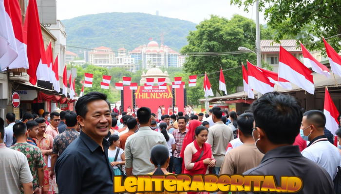 Wapres Gibran ikut meriahkan lomba HUT Ke-80 RI di Cipinang Melayu